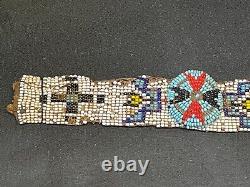 VERY OLD African Native American INDIAN Loom Beaded 19 BELT SASH