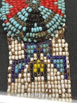 VERY OLD African Native American INDIAN Loom Beaded 19 BELT SASH