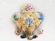 Vintage Folk Art Beaded Whimsy Native American Beadwork Heart Pin Cushion