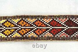 Vintage Hand Bead Work Heirloom ANNIE SANTA FE Heart Rainbow Belt Harry Bass Jr