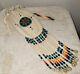 Vintage Native American Lakota Visions Sioux Beaded Bucksin Bag Excellent