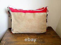 Vintage Native American Beaded Buckskin Possible Bag Very Nice Piece