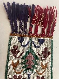 Vintage Native American Handmade Beaded Sash/Belt