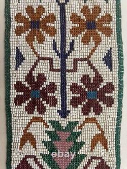 Vintage Native American Handmade Beaded Sash/Belt