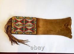 Vintage Native American Indian Beadwork Tobacco Bag