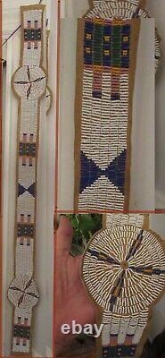 Vintage Sioux Beaded Blanket strip