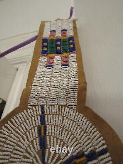 Vintage Sioux Beaded Blanket strip