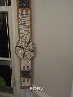 Vintage Sioux Beaded Blanket strip