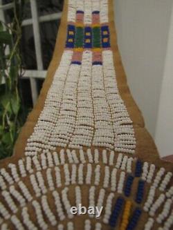 Vintage Sioux Beaded Blanket strip