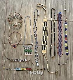 Vintage native american beadwork lot of 10