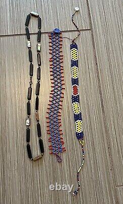 Vintage native american beadwork lot of 10