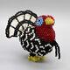 Zuni Beaded Turkey-native American Beadwork-by Ronda Dosedo-zuni
