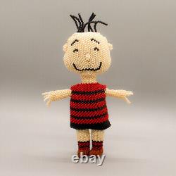 Zuni Charlie Brown Linus by Patsy Waikaniwa Native American Beadwork