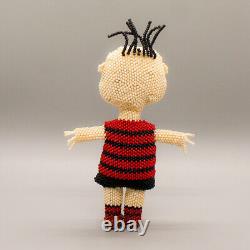 Zuni Charlie Brown Linus by Patsy Waikaniwa Native American Beadwork